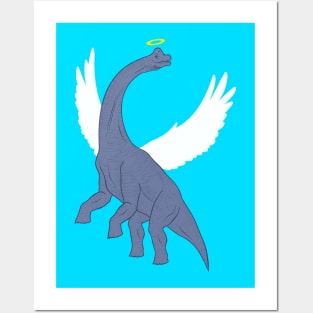 All dinosaurs go to heaven Posters and Art